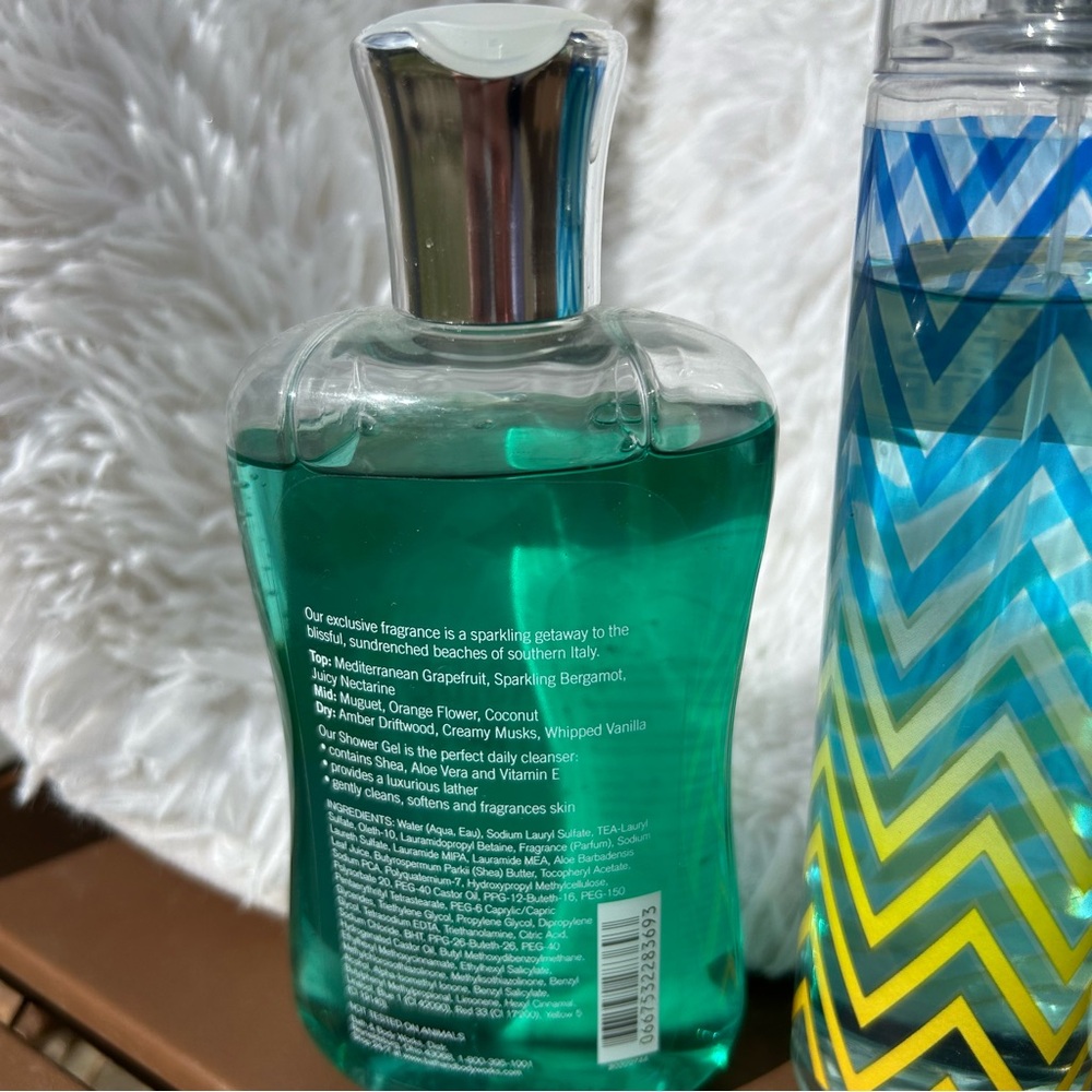 Bath & Body Works Capri Seaside Citrus Full Size Three Item Set NEW Discontinued - Picture 9 of 15